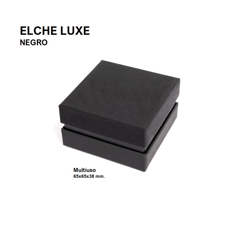 Caja Elche LUXE juego + cadena/colgante 65x65x38 mm.